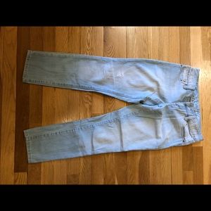 Light wash denim